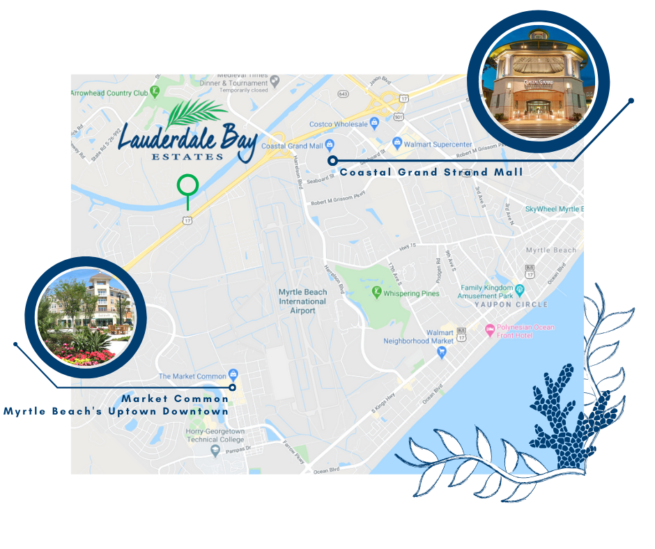 lauderdale bay estates map